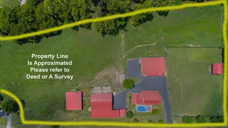 The Safe House property line